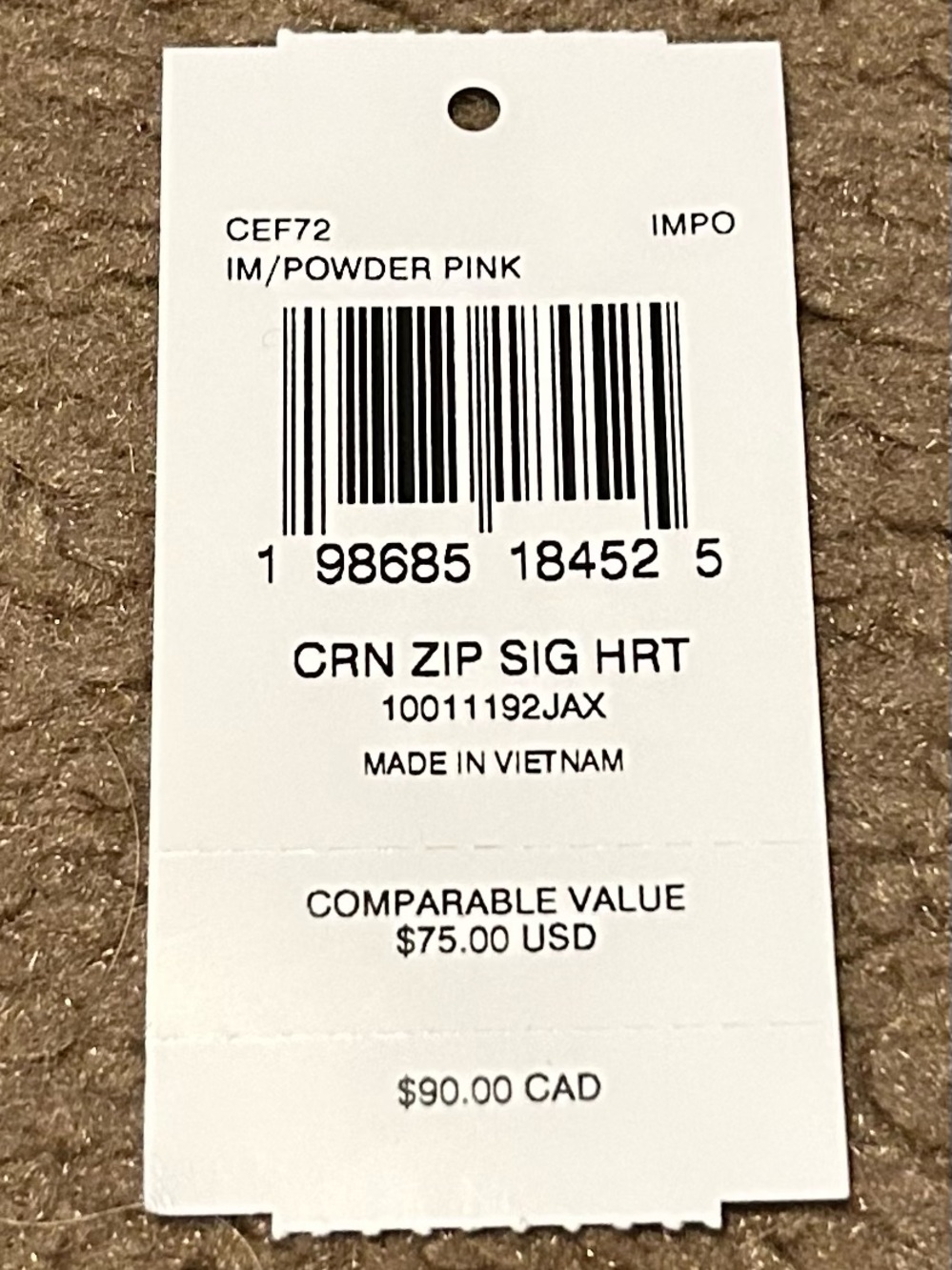 NWT Coach Powder Pink Corner Zip Wristlet
In Signature Canvas With Charms - Picture 4 of 5